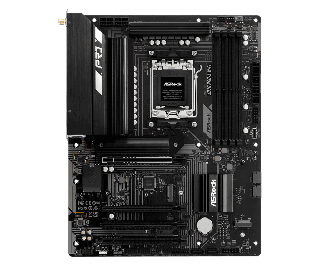 ASRock sAM5 X870 PRO-A WIFI alaplap - Image 2